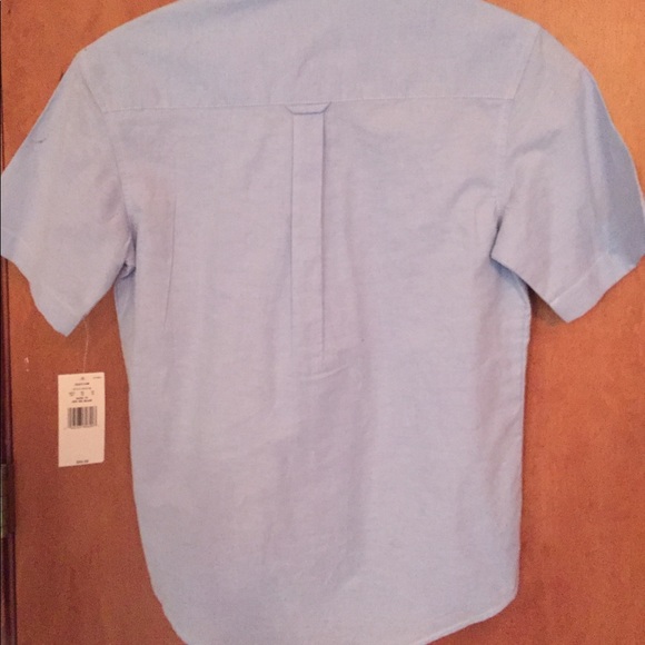 Boys Chaps blue short sleeved button down size 10 - Picture 3 of 3